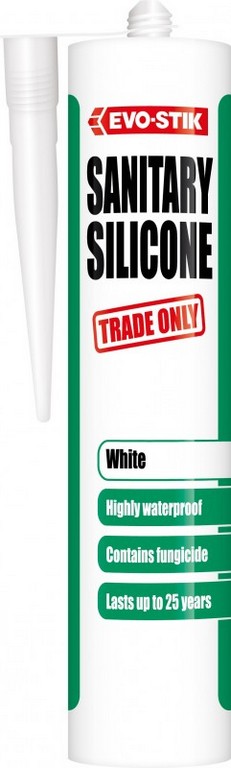 Evo-Stik Trade Sanitary Silicone - White